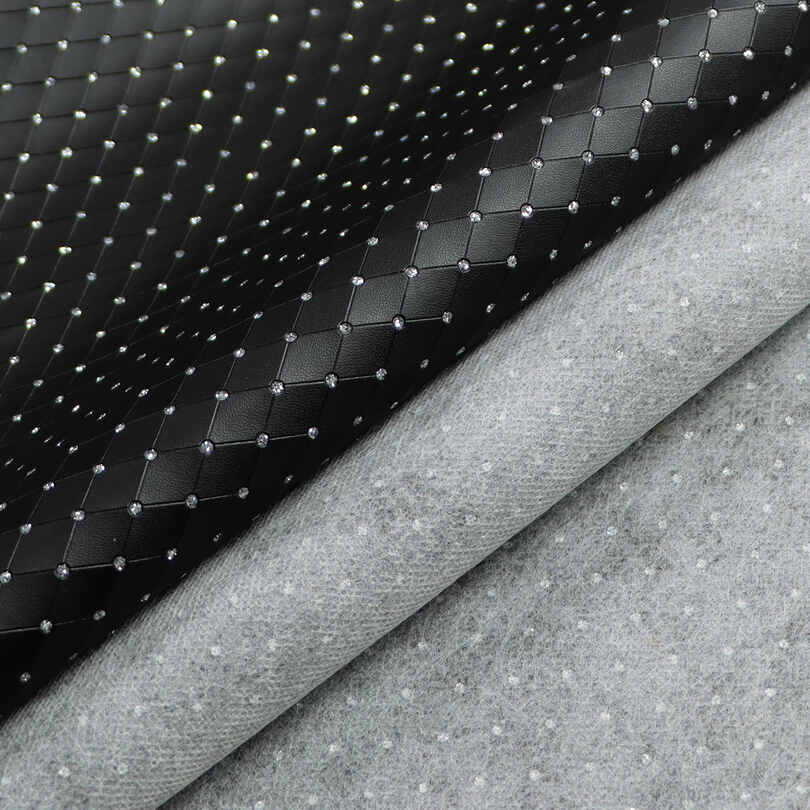 Diamonds Imitation PU Leather Jewelry Boxes Packaging Fabric